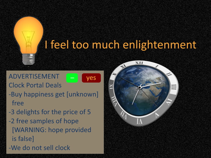 (pt1) The clock advertises some essential services