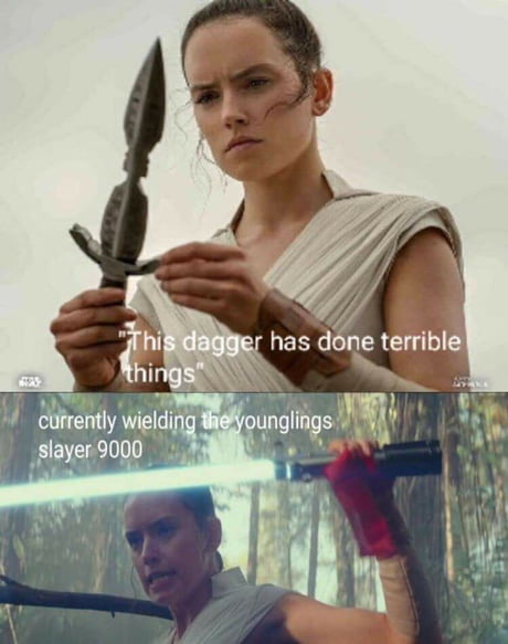&quot;The power of my father flows trough this lightsaber&quot;