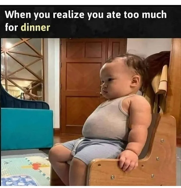 Realise after dinner