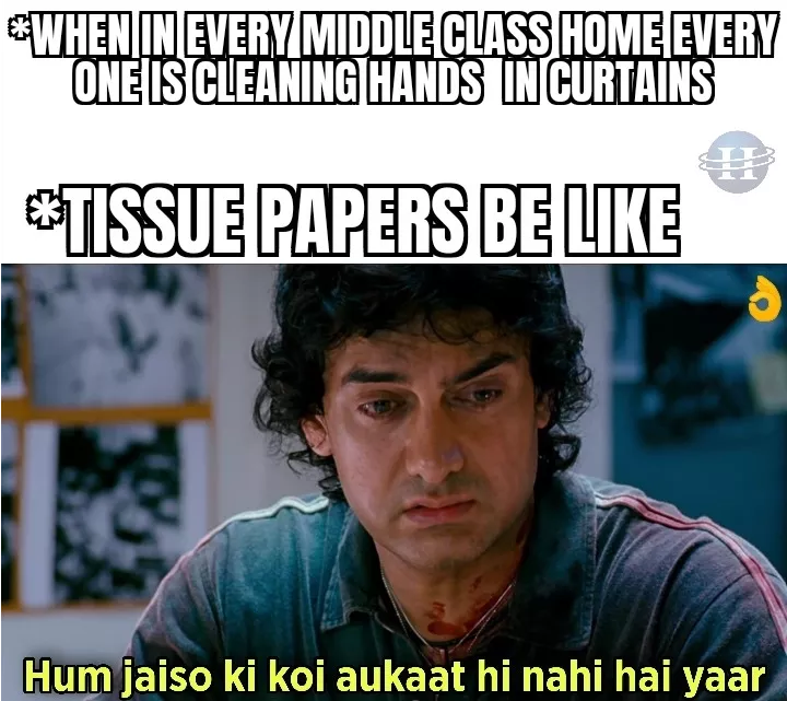 Sad for tissue paper