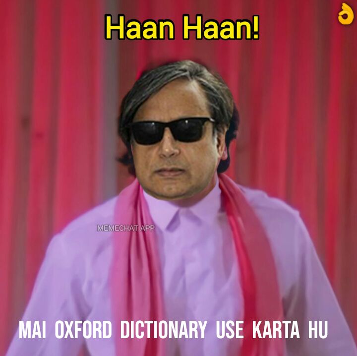 Sashi Thooror meme