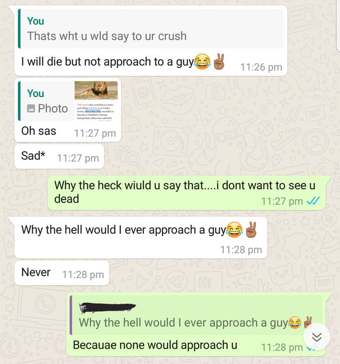 She is still mad at me...