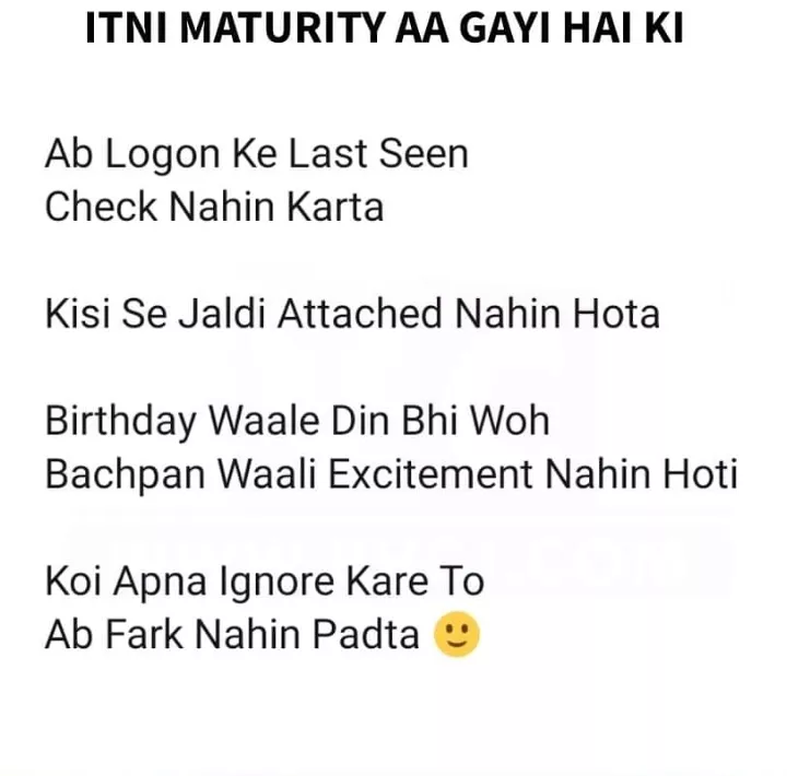Single life