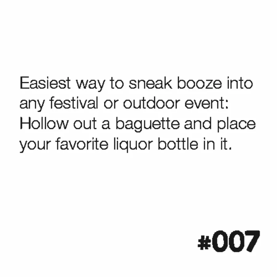 Sneak Booze