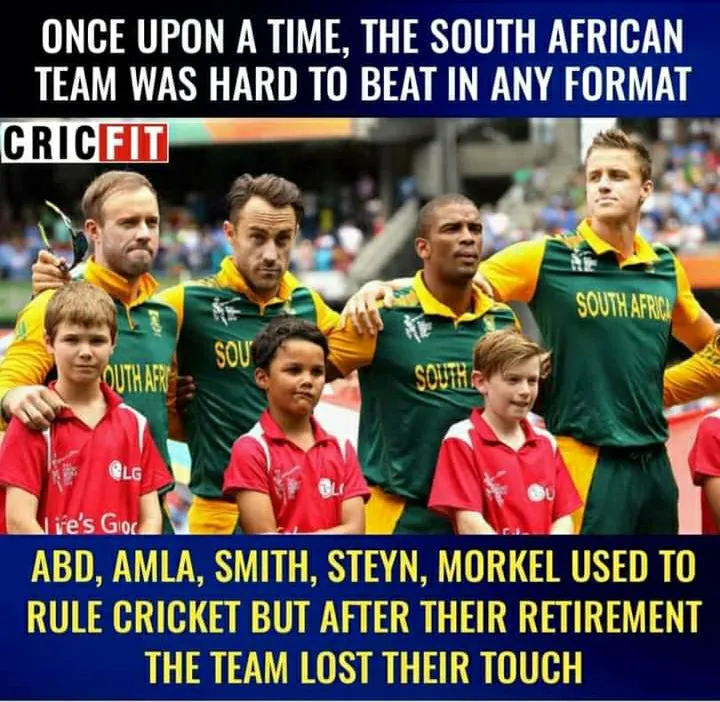 South african cricket was lit