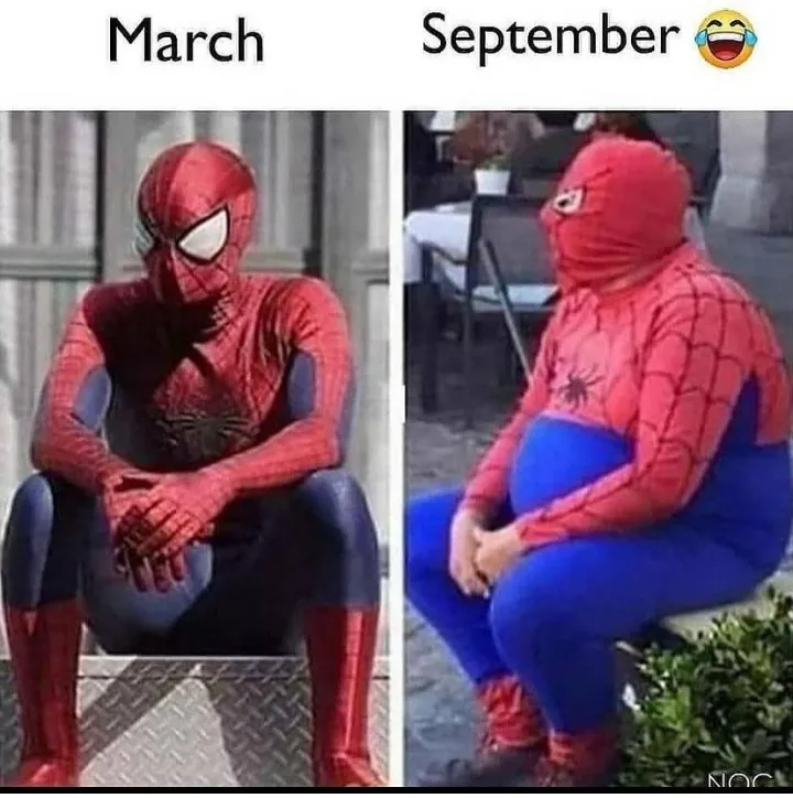 Spider man after lockdown