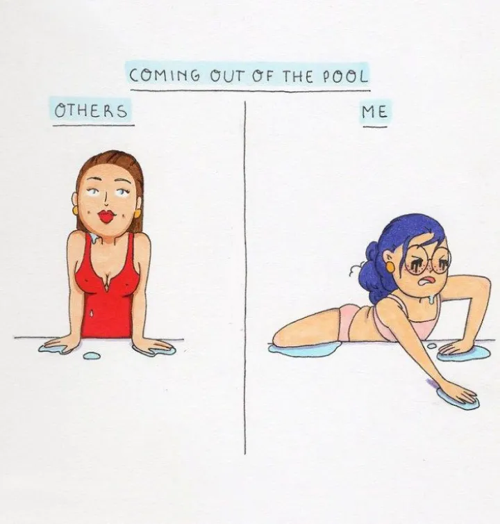 swimming done.