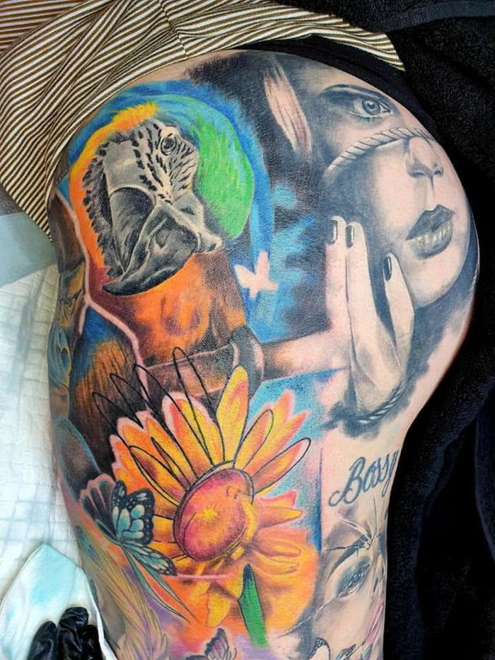 Tattoo I did today (no corona here so it's fine)