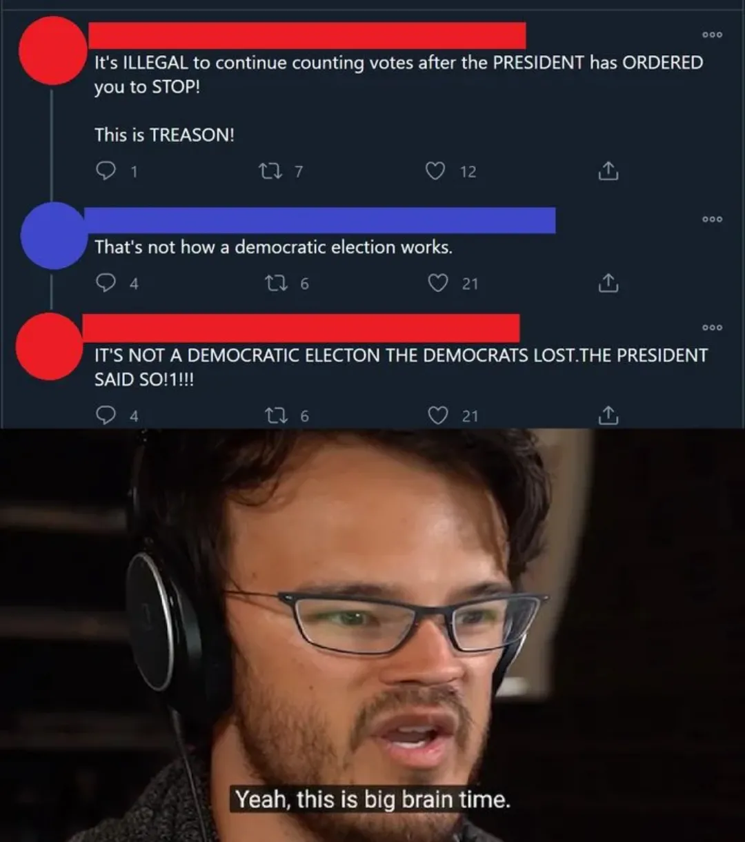 That's not how democracy works
