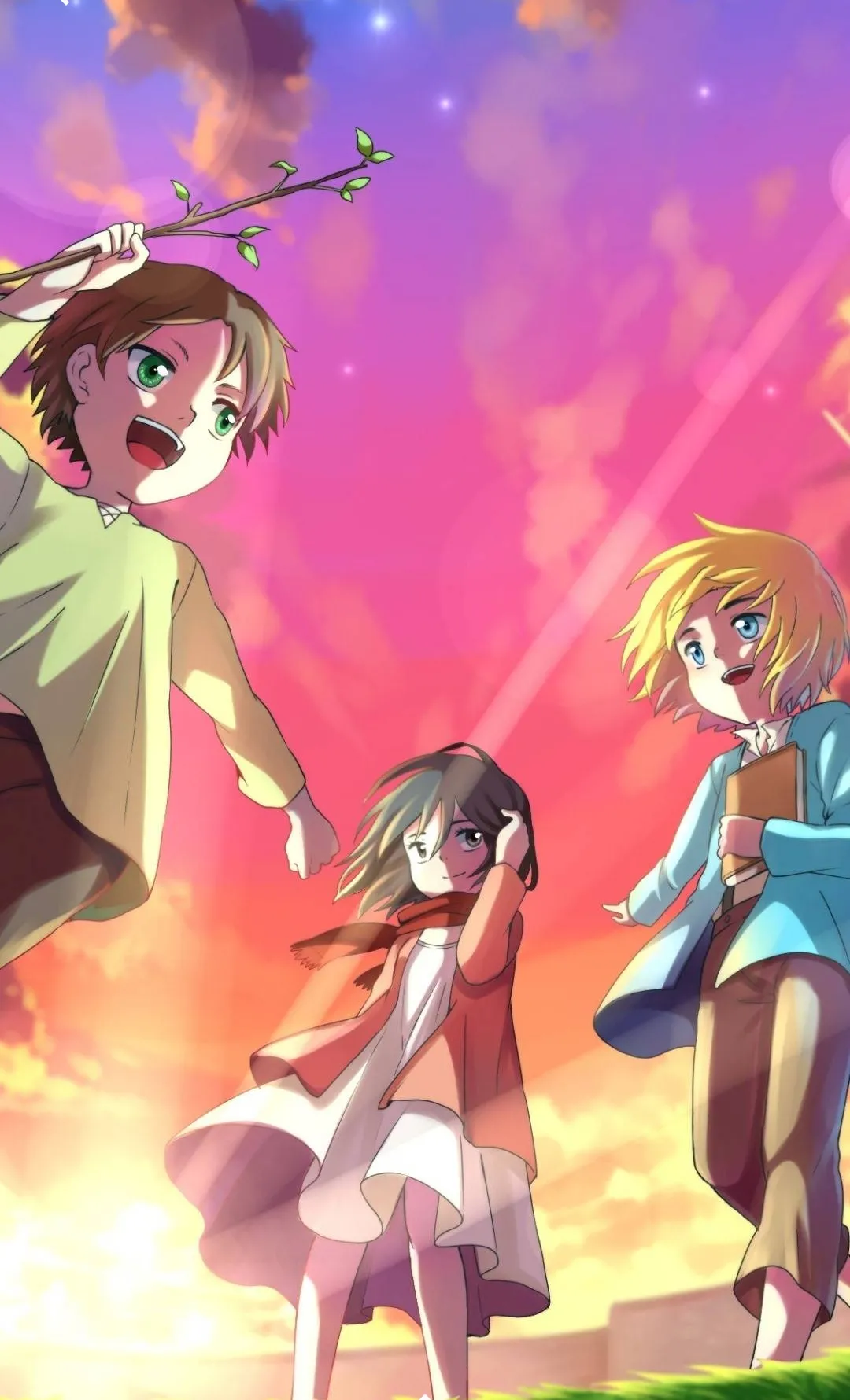 The 3 musketeers in the titan world