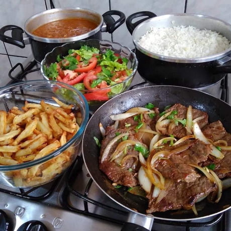 The classic everyday Brazilian meal. It is simple but honest - and delicious.