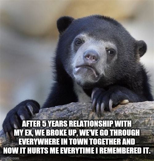 The hardest isn&#039;t the broke up itself, but the memories leave behind.