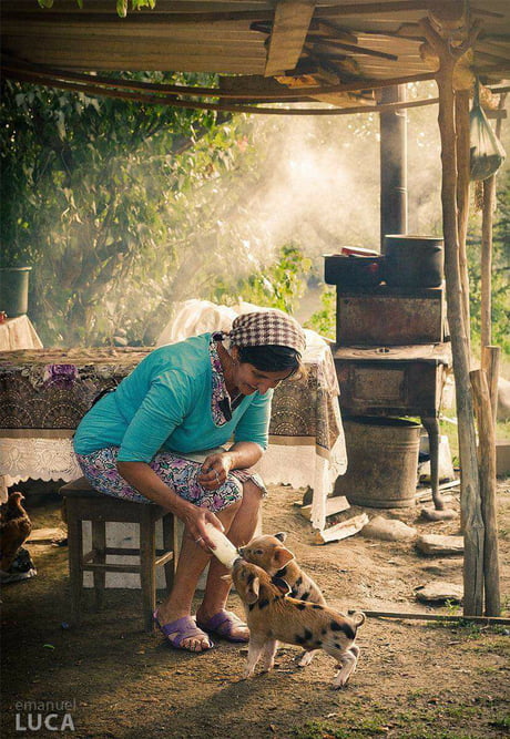The simple life in Maramures, Romania