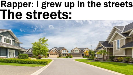 The streets...