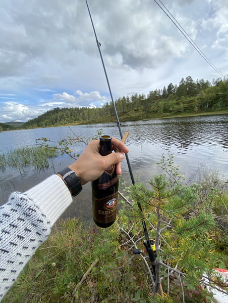 This is how i like to spend my 4 weeks off work rotation. Beer and fishing in the mountains.