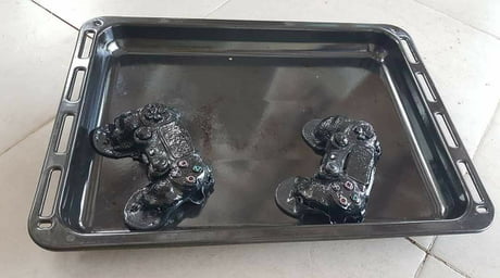 This is not a cake. I hid the controllers from my kids in the oven and my wife forgot about it