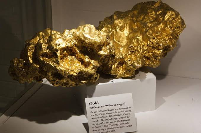 This is one of the biggest golden nuggets ever found