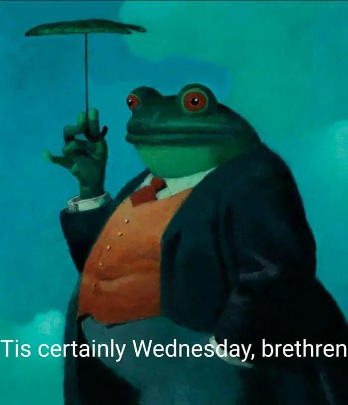 Tis Wednesday
