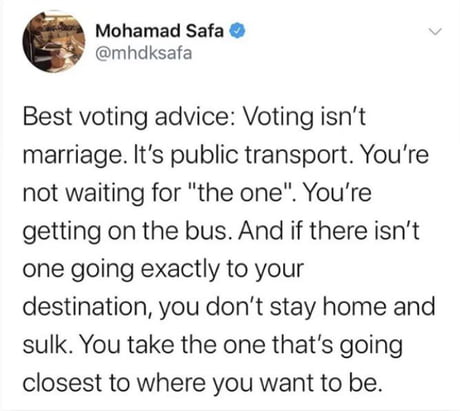 Very sound advice indeed
