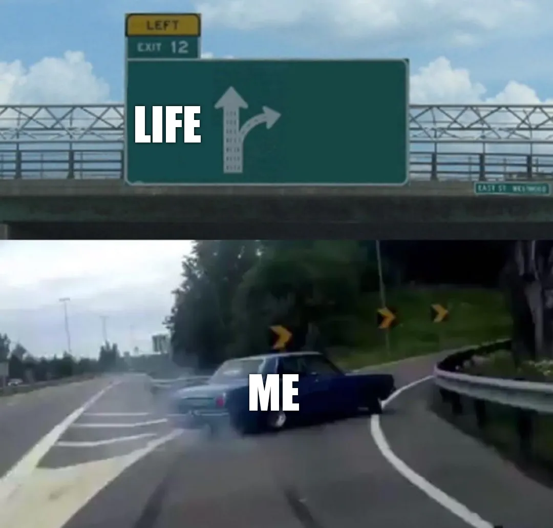 We always directed towards other way