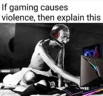 We game in peace