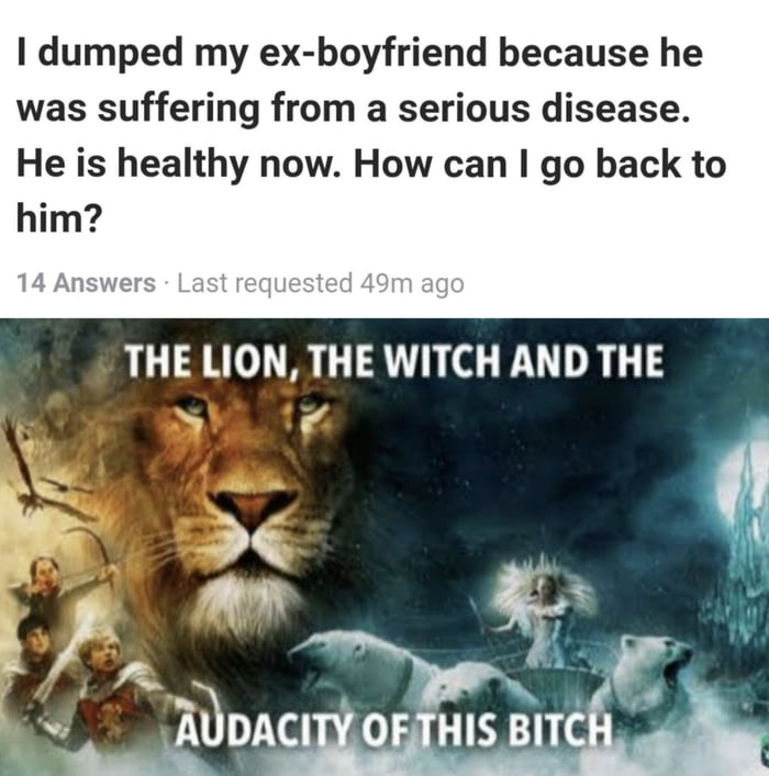 What a b**ch