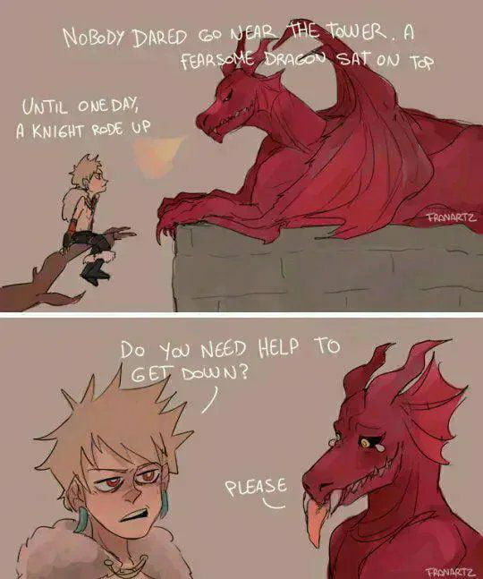 What a helpful and handsome knight