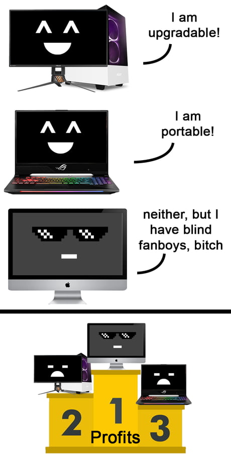 Worst of both worlds, but STONKS