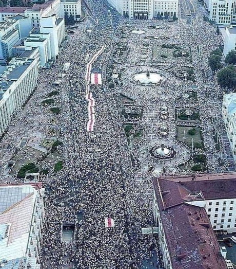 Yesterday&#039;s protest in Minsk, Belarus